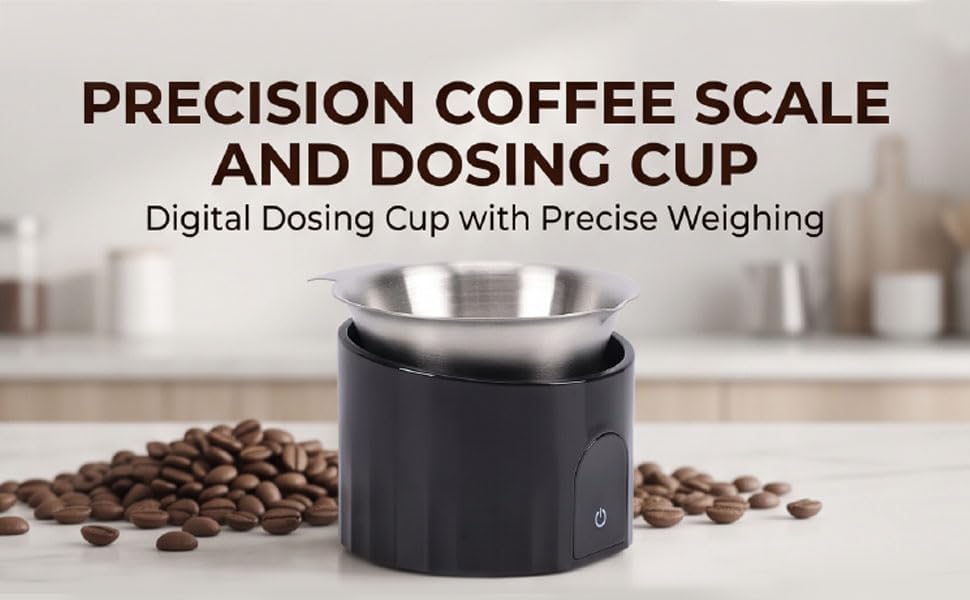 Luocute Digital Coffee Scale with Dosing Cup - Image 2