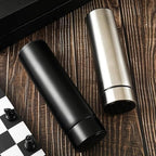Intelligent temperature measurement thermal cup, 304 stainless steel double-layer vacuum straight bottle 500ml - Image 5