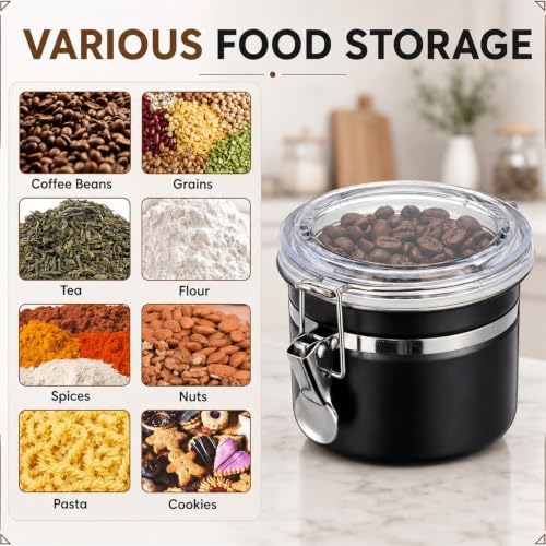 6 Pcs 17 Oz/ 500ml Stainless Steel Canisters for Kitchen - Image 4