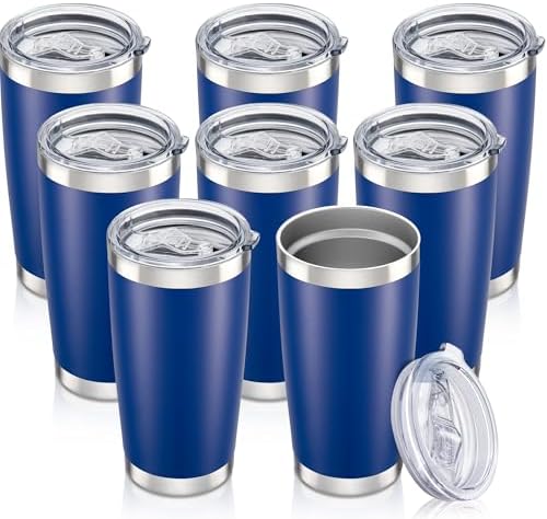 20 oz Tumbler with Lid Stainless Steel Insulated Tumblers Bulk Cups Mug by Orebigo