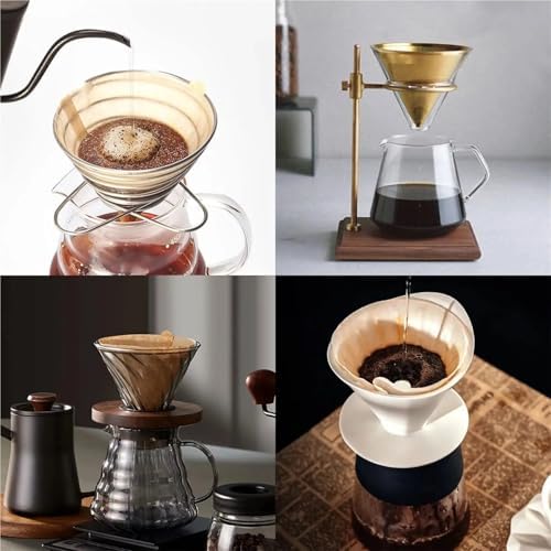 700 Pcs Conical Wood Pulp Filter Paper – Hand-Brewed Coffee Drip Sheets for Household Cafes - Image 3