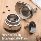 Kings County Tools Single Spout 1 Cup Coffee Maker, 4.5” x 3” x 5.75” - Image 3