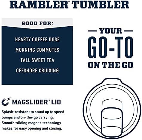 YETI Rambler Stackable Pint, Vacuum Insulated, Stainless Steel with MagSlider Lid - Image 2
