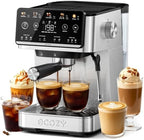 ecozy 4-in-1 Espresso & Cold Brew Machine with Milk Frother by ecozy