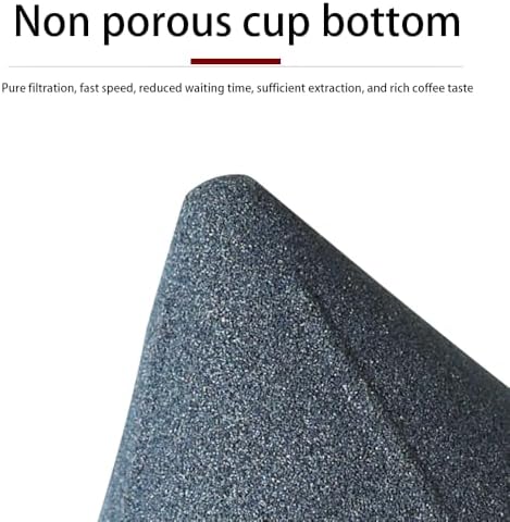 Microporous Ceramic Coffee Filter, Handmade Drip Cup No Paper Needed Reusable for Tea and(Filter cup and pot) - Image 5