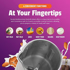 Venoly Nut Milk Maker Machine - Convenient Nut Milk Machine for Homemade Plant-Based and Dairy-Free Beverages | Nut and Soy Milk Maker with Stainless Steel Blades Produces Up To 5.5 Cups (White) - Image 2