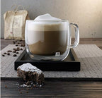 Zwilling 39500-113 Double Wall Glass Cappuccino 15.2 fl oz (450 ml), Set of 2, Tumbler, Insulated, Cold and Heat Retention, Double Wall Construction, Mug, Cup, Microwave Safe - Image 2