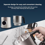 Full-Automatic Steam Boiling Water Frothing Machine,Milk Steamer,900ml Commercial Steam Milk Frother Machine - Image 3