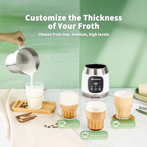 Maestri House Rechargeable Milk Frother with Stepless Speed Control, LunaFro Max Handheld Electric Foam Maker+DualFro 600 - Image 5