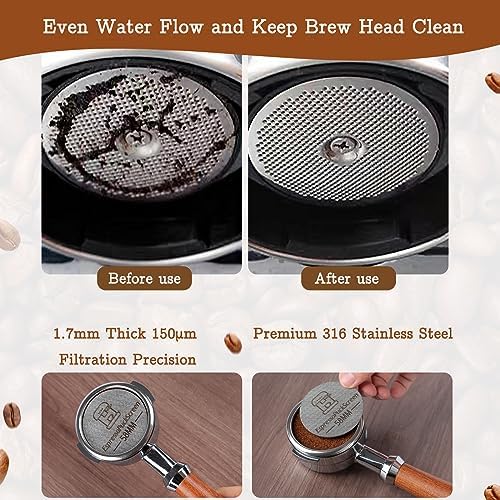 58mm Espresso Tool Kit, Espresso Tamper, Distributor, Funnel, Puck Screen - Image 6