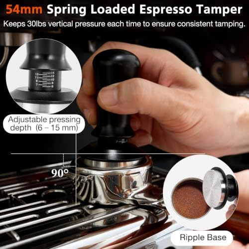 54mm Espresso Accessories Kit with Silicone Tamping Station, 7PCS - Image 4