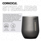 Corkcicle Stemless Wine Tumbler with Lid, 12 oz, Ceramic Slate - Image 2