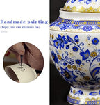 ACMLIFE Tea Sets for Adults, Tea Sets for 4 - Tea Pot Sets Blue, Porcelain Tea Sets for Women with 24K Gold, Fine Bone China, Vintage British Sets for Luxury Gift, Mother's Day(Blue and White) - Image 5
