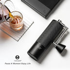 TIMEMORE Manual Coffee Grinder Chestnut C3S Max, Hand Coffee Grinder with Foldable Handle, Stainless Steel S2C Conical Burr Coffee Grinder, Adjustable Grind Setting for Espresso to French Press, Black - Image 7