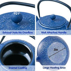 Cast Iron Teapot,34oz/1000ml Japanese TetsubinTea Pot with Infuser - Image 4