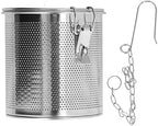 Stainless Steel Seasoning Bag Tea Strainers & Filters Tea Ball Strainers Tea Infuser Multipurpose Filter Seasoning Strainer, Seasoning Strainer for Gravy Soup Taste (1.3L) - Image 7