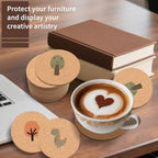 320 Pcs Cork Coasters Bulk 4 Inch Absorbent Cork Coasters DIY Blank Trivets for Dishes,Wine Glass,Kitchen,Office, Home Bar - Image 5