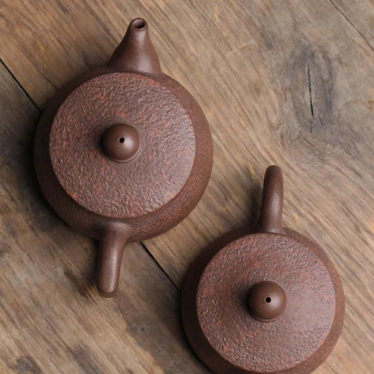 Tea Pots For Loose Tea Chinese Purple Sand Teapot, Coffee Pot, Handmade Retro Small Teapot, Household Tea Set, Teapot, Loose Tea Teapot, Chinese Tea Ceremony Supplies Tea Infuser Pot(Teapot 110ml) - Image 4
