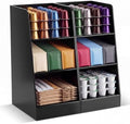 2 Pcs Acrylic Coffee Bar Organizer, Simple, 12.01 x 7.48 x 5.31 Inches by Wenqik
