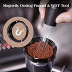 7 PCS 58mm Espresso Accessories Kit: Espresso Tamper, Coffee Distributor, Puck Screen, Dosing Funnel and WDT Tool Espresso Machine Accessories, Professional Espresso Tools - Image 5