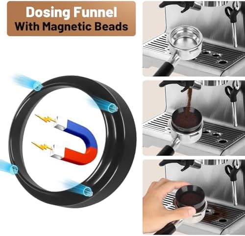 53mm Espresso Accessories Kit, Coffee Tamper, Distributor, WDT & Funnel - Image 7