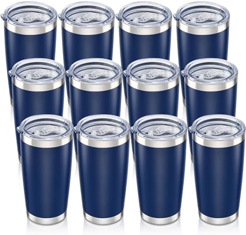 20 oz Tumbler with Lid Stainless Steel Insulated Tumblers Bulk Cups Mug by Orebigo