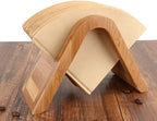 tissue box cover Coffee Filter Paper Holder Simple Coffee Dispenser Rack Shelf Storage Paper Tissue Box Shelf Coffee Tool Decorative tissue holder - Image 2