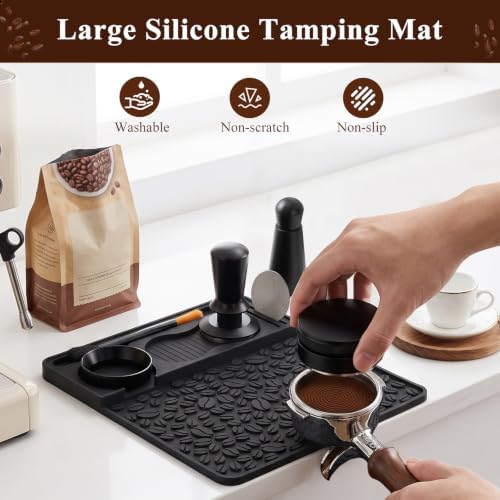 7PCS Espresso Accessories Kit for Breville 54mm Portafilter, Black - Image 3