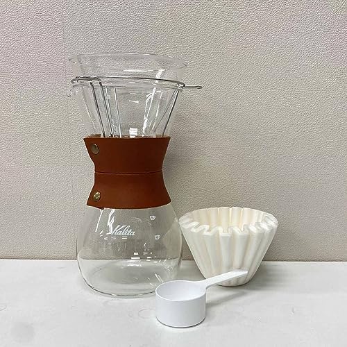Carita Kalita Coffee Dripper Set, For 2 to 4 People, Wave Style, Leather, Drip Equipment, #35160, For 2 People, For 4 People, For 2 People, For 2 Cups, For 4 Cups, Drip Set, Stylish, Camping, - Image 2