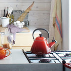 Le Creuset 1.7 Quart Kone Teakettle, Red - Image 2