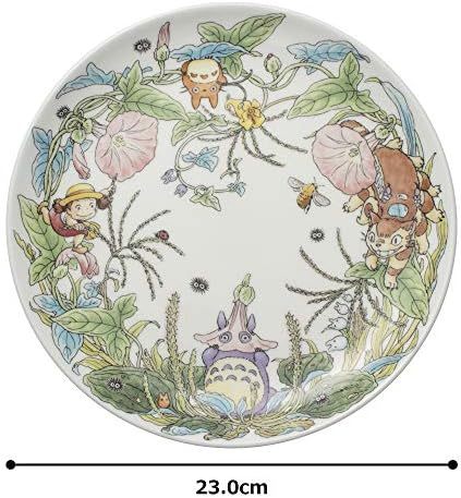 Noritake Noritake T50116A/4660-4 My Neighbor Totoro Plate 9.1 inches (23 cm), Hiruga Hiruga-Hiruga-Hiruga-Hen, Microwave Safe, 1 Piece, Bone China - Image 7