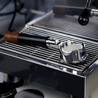Openwork Bottomless Portafilter Stainless Steel And Walnut Espresso Handle 54/58Mm High Extraction Precision Basket，Compatible For IKAPE，Coffee Machine Parts(54mm Silver 1pcs) - Image 4