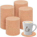 Cork Coasters for Drinks Bulk 3.54 Inch Cork Round Coasters Coffee Coaster by Unknown