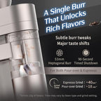 A5 Electric Burr Coffee Grinder, Plug-in - Image 4