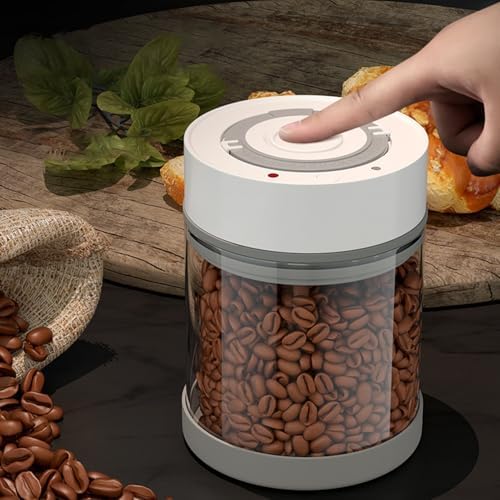 Automatic Vacuum Coffee Canister Electric Airtight Jar (1350ml) - Image 2