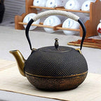 Tea Kettle,1.8L Large Japanese Cast Iron Teapot with Stainless Steel Infuser for Electric Ceramic Stove, Healthy Tetsubin Tea Kettle As Gift - Image 6