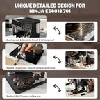 4-in-1 Coffee Maker Mat for Ninja Luxe Cafe Machine ES601 & ES701 - Image 3