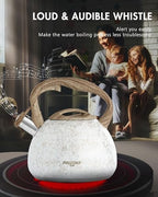 POLIVIAR Tea Kettle, 2.7 Quart, Iron Grey - Image 2