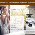 58mm Bottomless Portafilter Fit for Petrus Coffee 58mm Bottomless Portafilter Compatible with Petrus, and Gemilai Stainless Steel with Ergonomic Wo P - Image 3