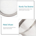 DOITOOL Replacement Teapot Strainer: 8pcs Stainless Steel Teapot Strainers Insert Tea Infuser Loose Tea Strainers for Tea Coffee Maker 6. 5 x 5 cm - Image 5
