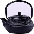 50ml Japanese Teapot Tea Kettle Tea Pot Tetsubin Style Cast Iron Black Hobnail Teapot Kettle, Mini Small Gold Teapot | Cast Iron Tea Kettle To Keep Tea Warm(Color:A) by MGEMJMJ