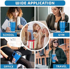 20 oz Tumbler with Handle Stainless Steel Insulated Coffee Mug Tumbler with Lid and Straw Double Wall Vacuum Insulated Coffee Mug Leak Proof Travel Mug Tumbler for Hot and Cold Drink (Sea Blue,4pack) - Image 7