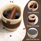 Leavitt Bay Espresso Espresso Knock Box & Anti-Slip Barista Grounds Dump Bin - Image 2