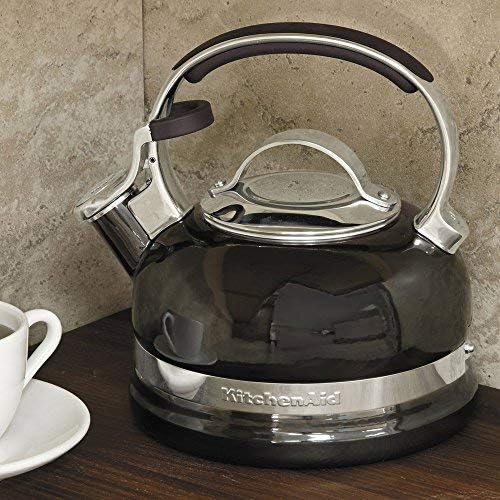 KitchenAid KTEN20SBOB 2.0-Quart Kettle with Full Stainless Steel Handle and Trim Band - Onyx Black - Image 2