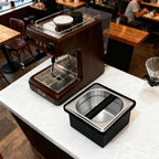 Coffee Knock Box, Stainless Steel Espresso Knock Box for Coffee Grounds - Image 4
