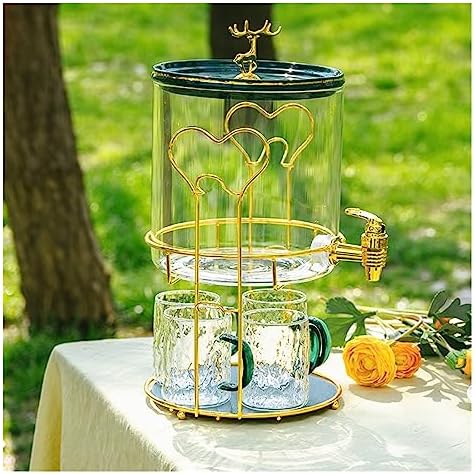 Water Pitcher High Temperature Resistant Cold Kettle with Faucet Glass Household Beverage Bucket Large Capacity Cold Drink Set Cold Kettle Water Jug - Image 2