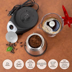 Electric Moka Pot 3-6 Cup 150-300ml Plastic Transparent Stovetop Espresso Maker Portable Stainless Steel Mocha Pot Percolator Italian Coffee Makers Greca Machine Cafe Classic for Home Camping - Image 4