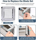 French Fry Cutter, Sopito Professional Potato Cutter Stainless Steel with 1/2-Inch and 3/8-Inch Blade Great for Potatoes Carrots Cucumbers - Image 6