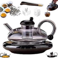 Electric Glass Teapot Set,Heat-resistant teapot by Unknown