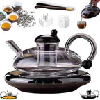 Electric Glass Teapot Set,Heat-resistant teapot by Unknown